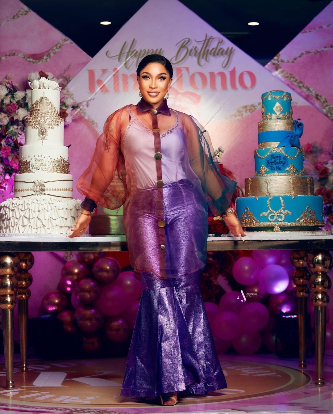 Tonto Dikeh receives a huge money gift from Pastor Jerry Eze for 38th Birthday 