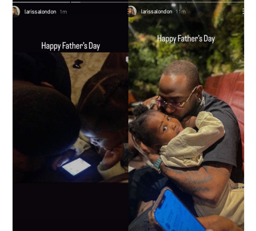 Larissa London shares a heartwarming message for Davido on Father’s Day